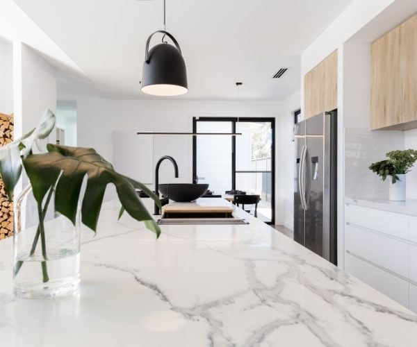 Plan de travail en marbre cuisine